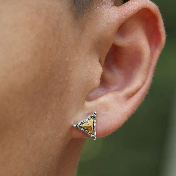 “Eye of Horus"silver earrings - Image 3
