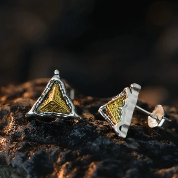 “Eye of Horus"silver earrings - Image 4