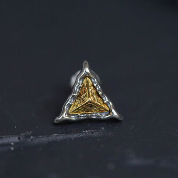 “Eye of Horus"silver earrings