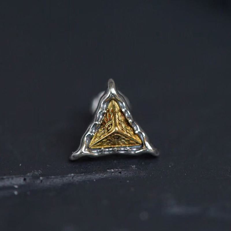 “Eye of Horus"silver earrings