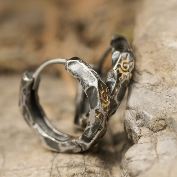 ‘Eye of the sun’silver earrings - Image 5
