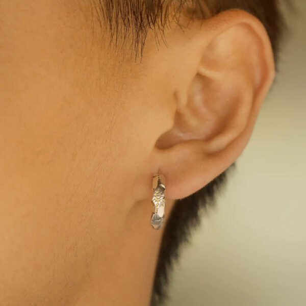 ‘Eye of the sun’silver earrings - Image 4