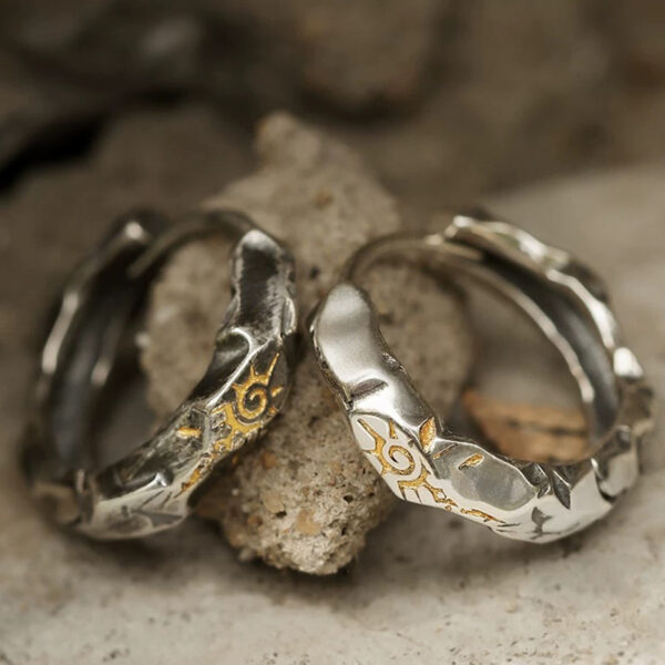 ‘Eye of the sun’silver earrings - Image 8