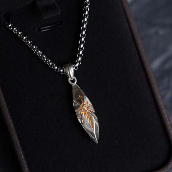 "Eye of the sun"silver pendant