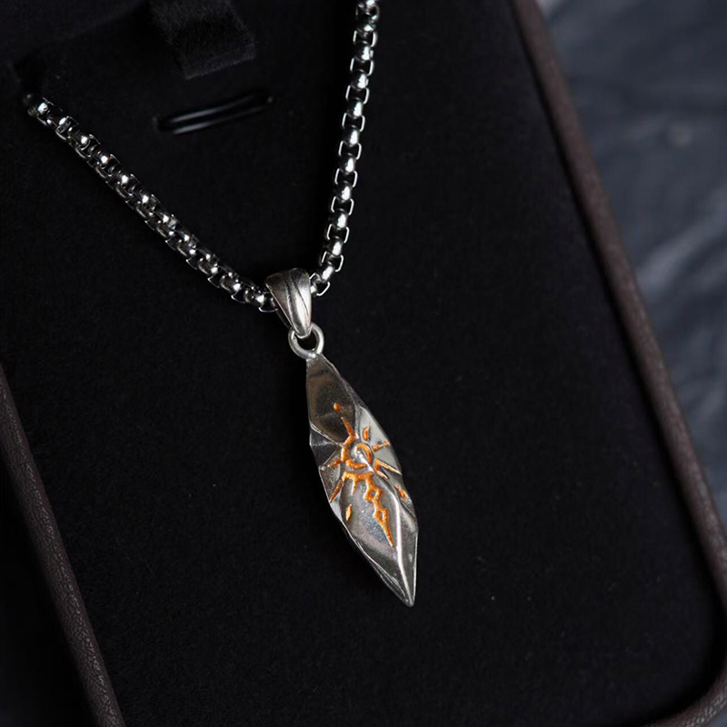 "Eye of the sun"silver pendant