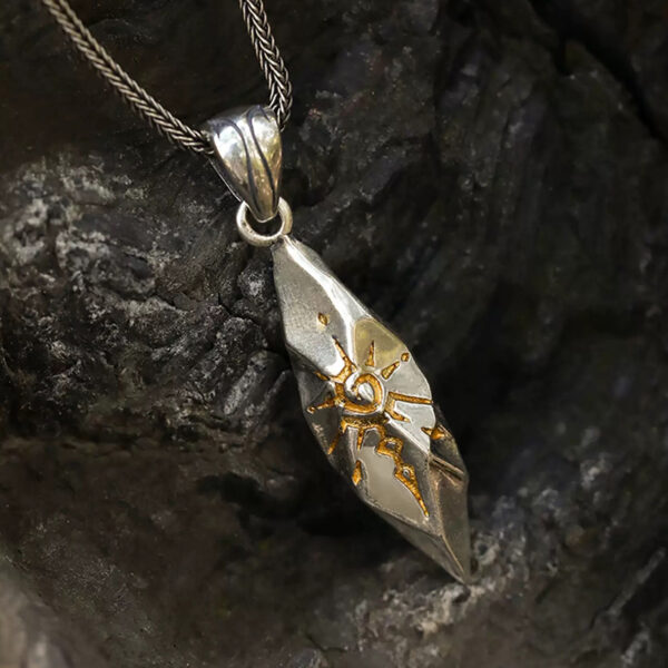 "Eye of the sun"silver pendant - Image 2