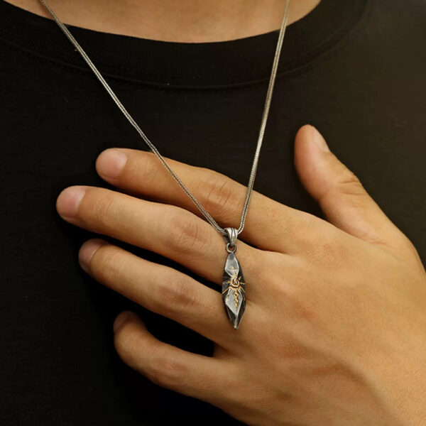 "Eye of the sun"silver pendant - Image 5
