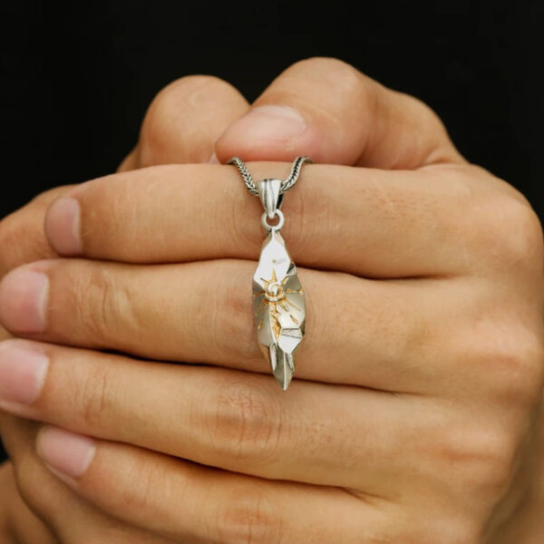 "Eye of the sun"silver pendant - Image 7